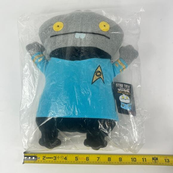 Gund Plush Uglydolls Star Trek Babo Dr McCoy Large 14" Stuffed Animal 2015 Tags - Picture 6 of 6